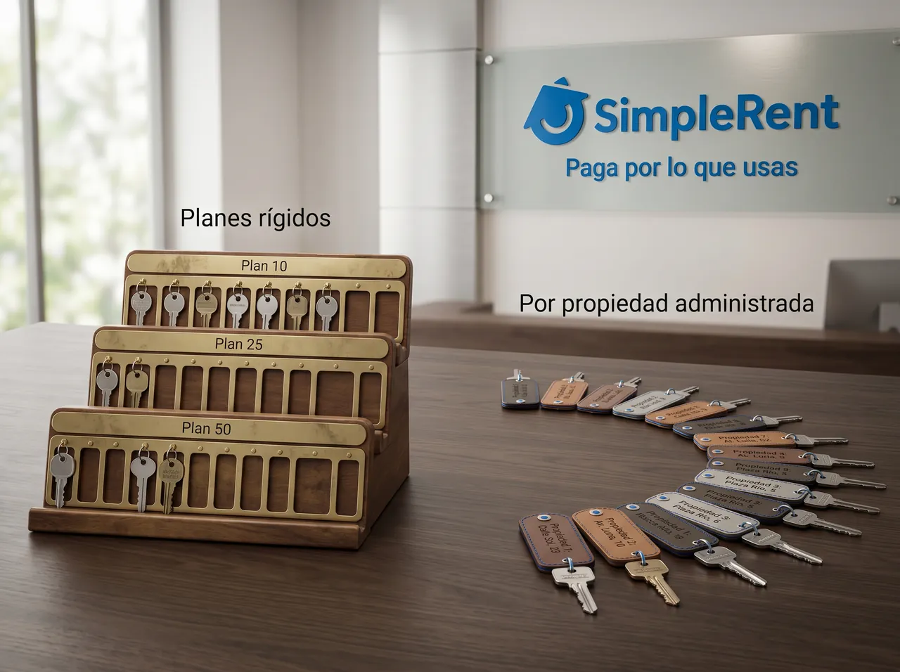Pagar por propiedad administrada versus planes rígidos